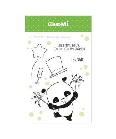 IMPRONTE D'AUTORE -  set di timbri - Panda-stic Gennaio