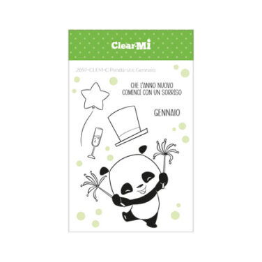 IMPRONTE D'AUTORE -  set di timbri - Panda-stic Gennaio