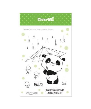 IMPRONTE D'AUTORE - set di timbri -  Panda-stic Marzo