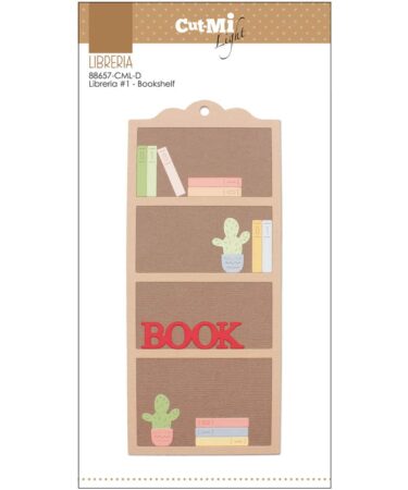 IMPRONTE D'AUTORE - set di fustelle - Libreria #1 Bookshelf