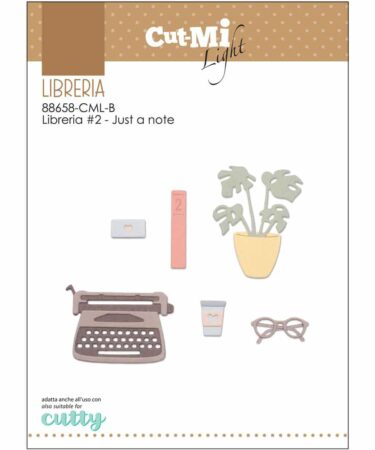 IMPRONTE D'AUTORE - set di fustelle - Libreria#2 Just a Note