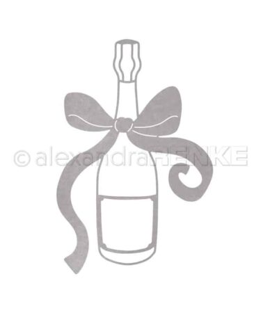 Alexandra Renke - fustelle Große Champagnerflasche' 