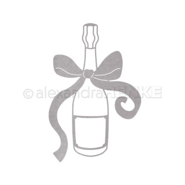 Alexandra Renke - fustelle Große Champagnerflasche' 