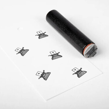 Alexandra Renke -timbri  'Mini Schreibmaschine 1' 