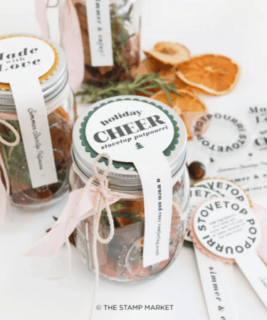 Alternative view of THE STAMP MARKET - JAR LABEL DIE