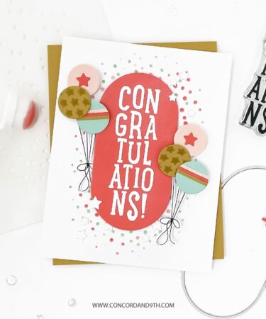 Alternative view of Concord & 9th - Celebrate You Stamp Set (4 x 4)