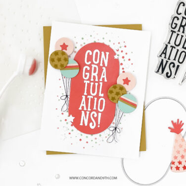Alternative view of Concord & 9th - Celebrate You Stamp Set (4 x 4)
