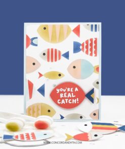 Alternative view of Concord & 9th - Fish Friends Stamp Set (4 x 4)