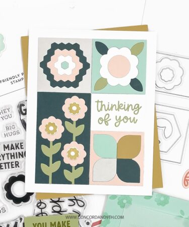 Alternative view of Concord & 9th - Friendly Phrases Stamp Set (4 x 6)