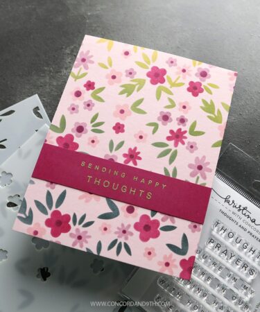 Alternative view of Concord & 9th - Kristina Werner - Bitsy Blooms Stencil Pack (5 qty; 6 x 9)