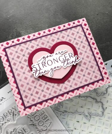 Alternative view of Concord & 9th - Kristina Werner - Florence Stencil Pack (3 qty; 6 x 9)