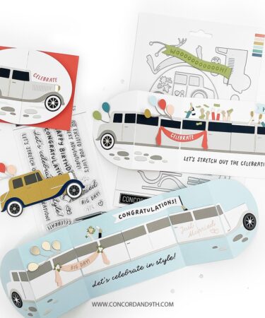 Alternative view of Concord & 9th - Limo Party Stamp Stamp (4 x 8)