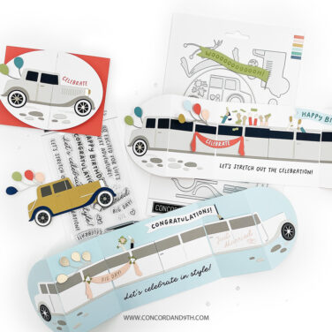 Alternative view of Concord & 9th - Limo Party Stamp Stamp (4 x 8)