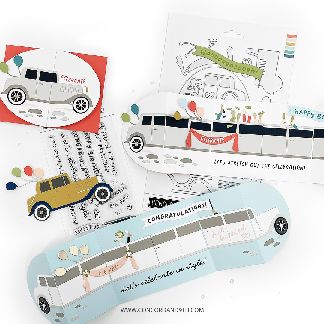 Concord & 9th - Limo Party Stamp Stamp (4 x 8) - immagine 2