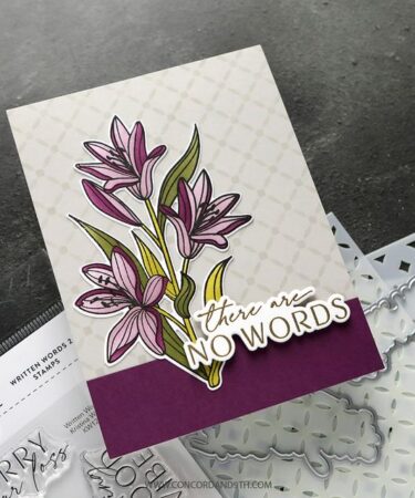Alternative view of Concord & 9th - Kristina Werner - Long Line Lilies Stamp Set (6 x 8)