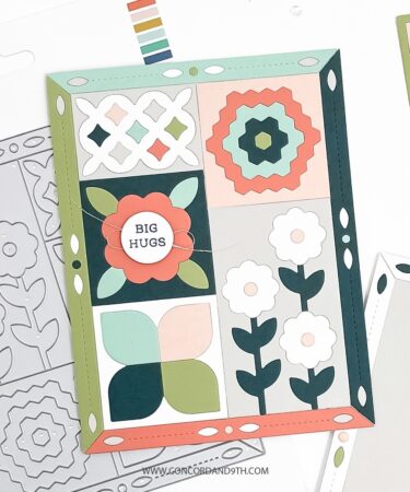 Alternative view of Concord & 9th - Patchwork Inlay Die