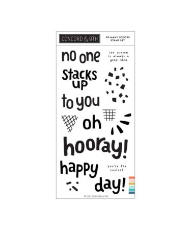 Concord & 9th - So Many Scoops Stamp Set (4 x 8)