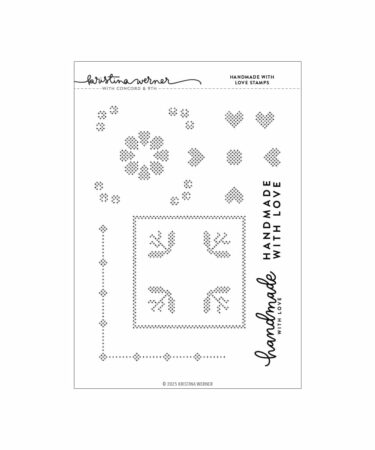Concord & 9th - Kristina Werner - Handmade With Love Stamp Set (6 x 8)