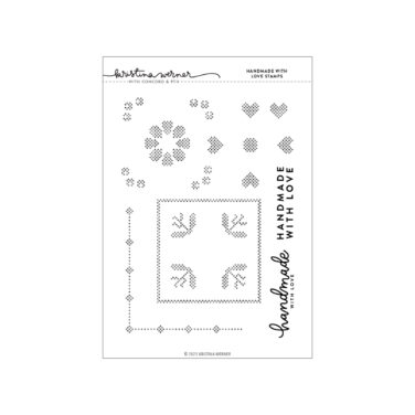 Concord & 9th - Kristina Werner - Handmade With Love Stamp Set (6 x 8)