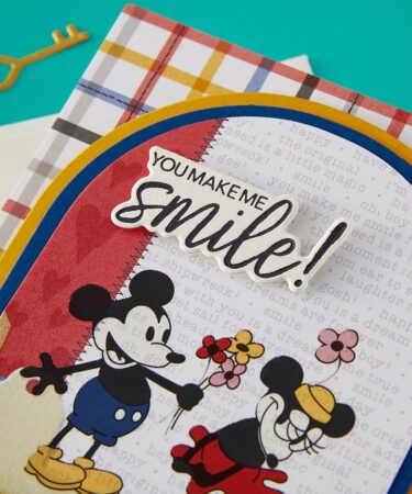 Alternative view of Spellbinders- Collezione Classic Mouse Love-  Happy Sentiments Press + Foil Plate & Die Set