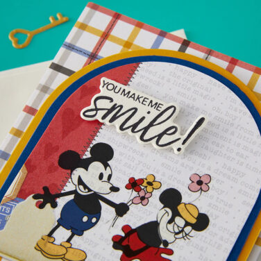 Alternative view of Spellbinders- Collezione Classic Mouse Love-  Happy Sentiments Press + Foil Plate & Die Set