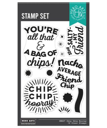 Hero Arts -Collezione Arts All That Chip Chip Hooray Clear Stamp