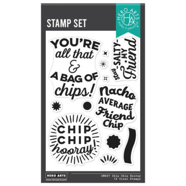 Hero Arts -Collezione Arts All That Chip Chip Hooray Clear Stamp