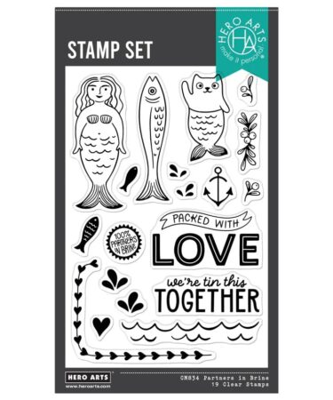 Hero Arts - Collezione Packed With Love -Partners In Brine Clear Stamp Set