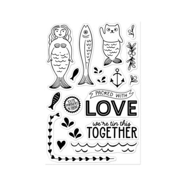 Alternative view of Hero Arts - Collezione Packed With Love -Partners In Brine Clear Stamp Set