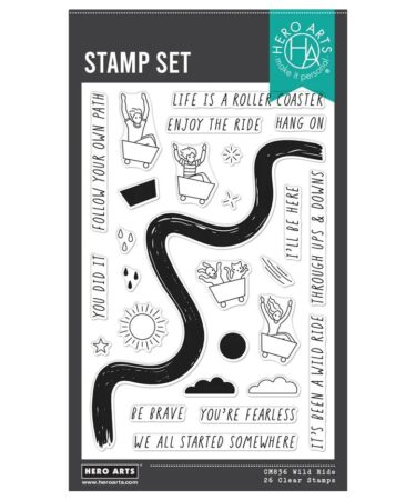 Hero Arts - Collezione What A Ride Wild Ride Clear Stamp Set