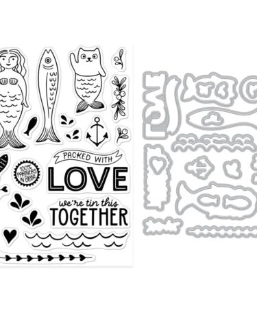 Alternative view of Hero Arts - Collezione Packed With Love  Partners In Brine Stamp & Cut Set