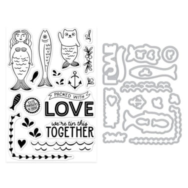 Alternative view of Hero Arts - Collezione Packed With Love  Partners In Brine Stamp & Cut Set