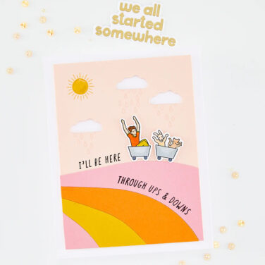 Alternative view of Hero Arts - Collezione What A Ride  We All Started Somewhere Stamp & Cut Set