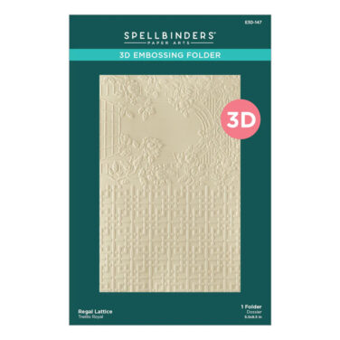 Spellbinders - Collezione Regal Reflection - Regal lattice 3D Embossing Folder