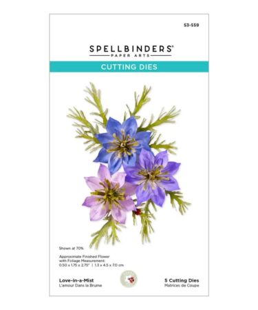 Spellbinders - The Poet's Garden by Susan Tierney-Cockburn  -Love-in-a-Mist Etched Dies