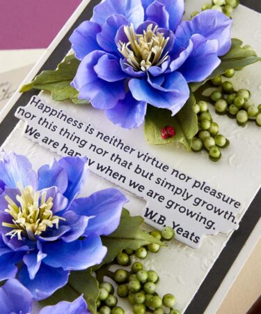 Alternative view of Spellbinders - The Poet's Garden by Susan Tierney-Cockburn  -Love-in-a-Mist Etched Dies