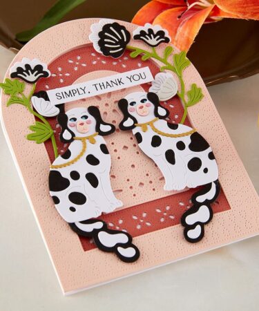 Alternative view of Spellbinders - Collezione Regal Reflection  -Regal Pair Etched Dies