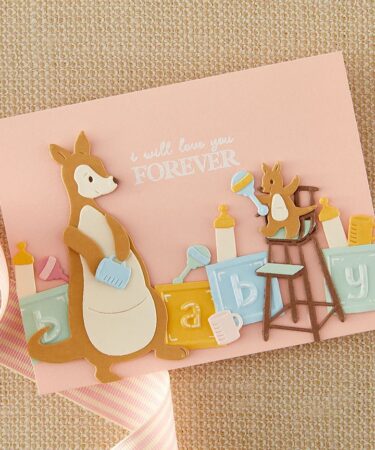 Alternative view of Spellbinders-  Say Cheese Classic Pooh Baby with Simple Stories -Kanga & Roo Characters Etched Dies with Simple Stories