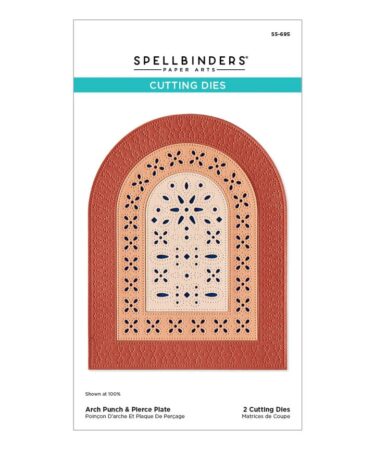 Spellbinders- Collezione Regal Reflection -Arch Punch & Pierce Plate Etched Dies