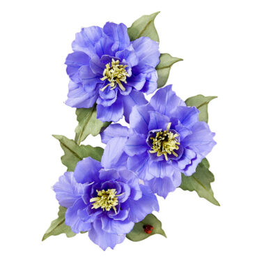 Alternative view of Spellbinders - The Poet's Garden by Susan Tierney-Cockburn  -Clematis Poet Etched Dies