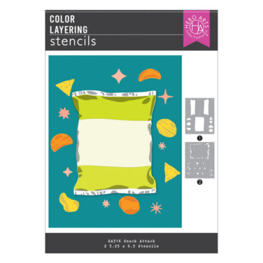 Hero Arts -Collezione Arts All That Snack Layering Stencil