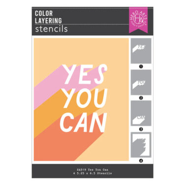 Hero Arts - Collezione What A RideYes You Can Layering Stencils