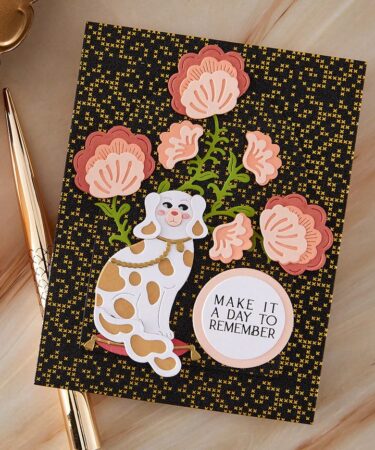 Alternative view of Spellbinders - Collezione Regal Reflection  - Lasting Impressions Clear Stamp Set