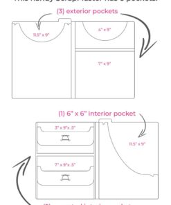 Alternative view of Spellbinders - The Organized Option - TOO 8.5 x 11" Fancy Folio - 3 Pack