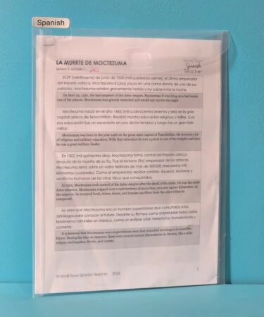 Spellbinders - The Organized Option - TOO 8.5 x 11" Flip Flap Pocket - 10 Pack