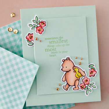 Alternative view of Spellbinders-  Say Cheese Classic Pooh Baby with Simple Stories - Coordinating Etched Dies