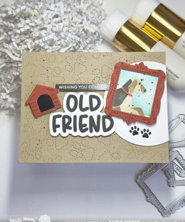 Alternative view of WAFFLE FLOWER - Old Friend Sentiments Stamp Set