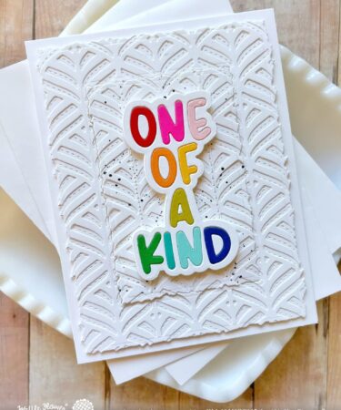 Alternative view of WAFFLE FLOWER - Happy Leaves Panel Die