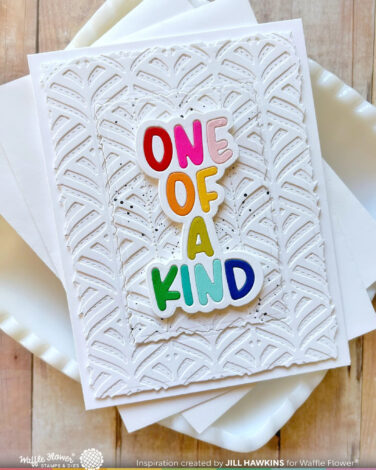 Alternative view of WAFFLE FLOWER - Happy Leaves Panel Die