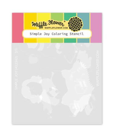 WAFFLE FLOWER - Simple Joy Coloring Stencil